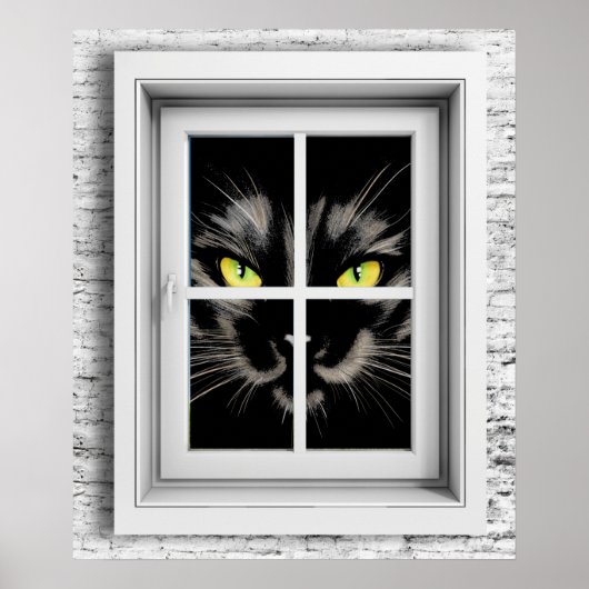 Fenster-Ansicht-Poster Poster (Vorne)