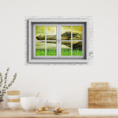 Fenster-Ansicht-Poster Poster (Küche)