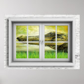 Fenster-Ansicht-Poster Poster (Vorne)