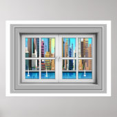 Fenster-Ansicht-Poster Poster (Vorne)