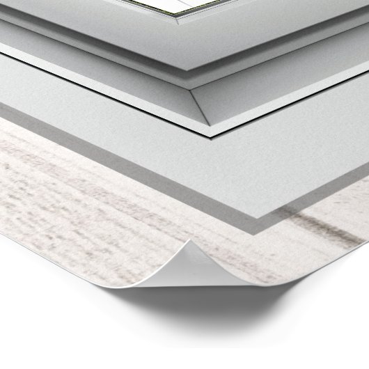 Fenster-Ansicht-Poster Poster (Ecke)