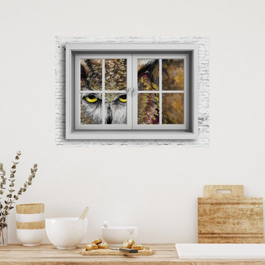 Fenster-Ansicht-Poster Poster (Küche)