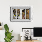 Fenster-Ansicht-Poster Poster (Heimbüro)