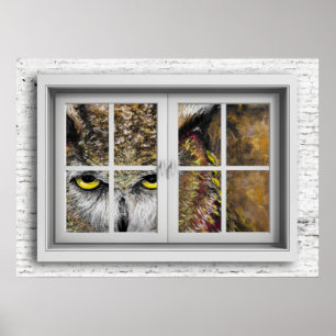 Fenster-Ansicht-Poster Poster