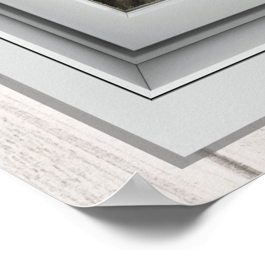 Fenster-Ansicht-Poster Poster (Ecke)