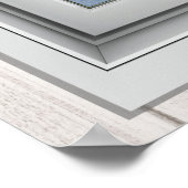 Fenster-Ansicht-Poster Poster (Ecke)