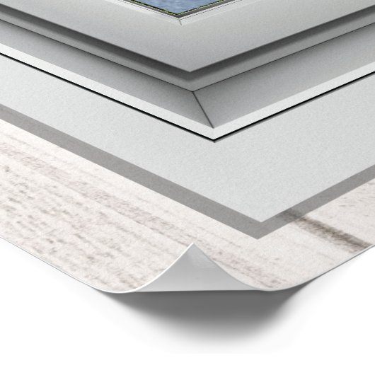 Fenster-Ansicht-Poster Poster (Ecke)