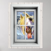 Fenster-Ansicht-Poster Poster (Vorne)