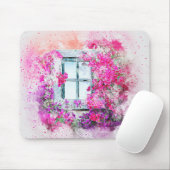 Fenster Aquarellfarbe Mousepad (Mit Mouse)