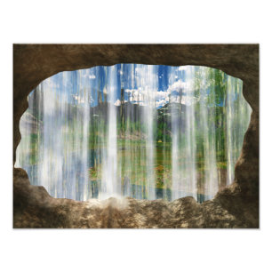 Fenster auf dem Cwm-Foto Print Fotodruck
