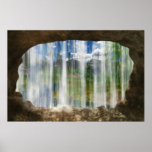 Fenster auf dem Cwm Poster