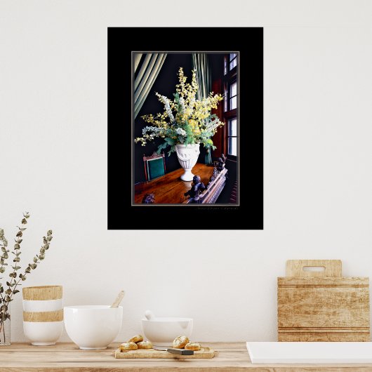 Fenster auf dem Manor Fotografy Poster Art Print (Küche)