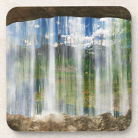 Fenster auf den Cwm Cork-Untersetzer