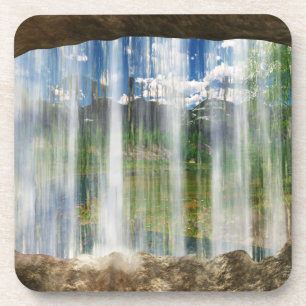 Fenster auf den Cwm Cork-Untersetzer Getränkeuntersetzer