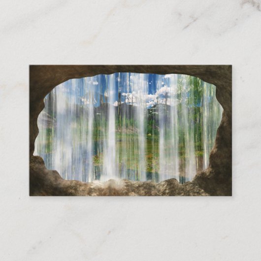 Fenster auf den Cwm-Lesezeichen Visitenkarte (Vorderseite)