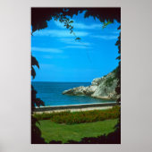 Fenster auf der Adria Poster (Vorne)