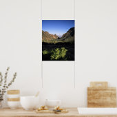 Fenster auf der Wüste Poster (Küche)