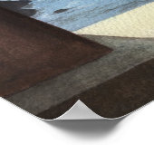 Fenster auf Kreta Poster (Ecke)