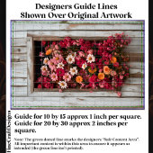 Fenster aus altem Holz mit Blume CL5 Decoupage Seidenpapier