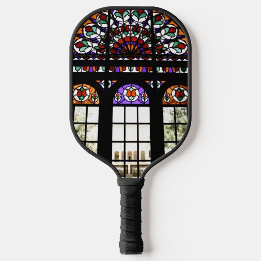 Fenster aus festem Glas Pickleball Schläger (Vorderseite)