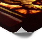 Fenster aus festem Glas Poster (Ecke)