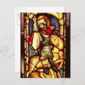 Fenster aus festem Glas Postkarte (Vorne/Hinten)