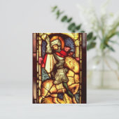 Fenster aus festem Glas Postkarte (Stehend Vorderseite)