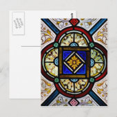 Fenster aus festem Glas Postkarte (Vorne/Hinten)