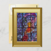 Fenster aus festem Glas Postkarte (Vorne/Hinten)