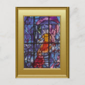 Fenster aus festem Glas Postkarte (Vorderseite)