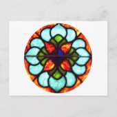 Fenster aus festem Glas Postkarte (Vorderseite)