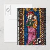 Fenster aus festem Glas Postkarte (Vorne/Hinten)