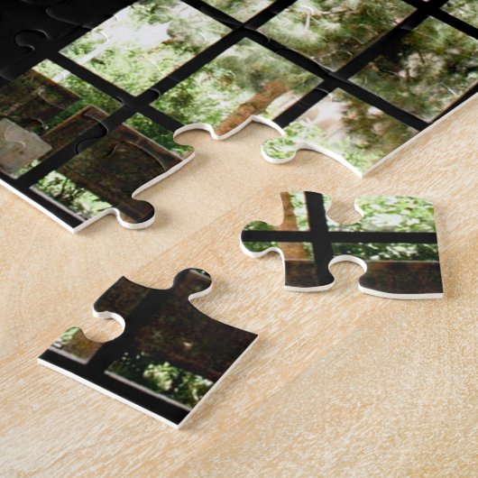 Fenster aus festem Glas Puzzle (Seite)