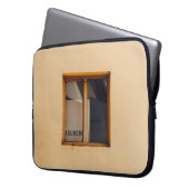 FENSTER AUS GERAHMTEM HOLZ LAPTOPSCHUTZHÜLLE (Vorderseite Links)