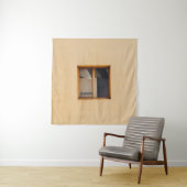 FENSTER AUS GERAHMTEM HOLZ WANDTEPPICH (Beispiel)