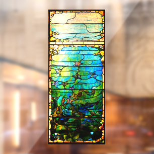 Fenster aus gestanztem Glas sieht aus Seestern Fensteraufkleber