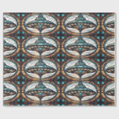 FENSTER AUS GLAS GESCHENKPAPIER (Flach)