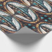 FENSTER AUS GLAS GESCHENKPAPIER (Ecke)