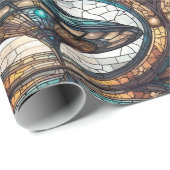 FENSTER AUS GLAS GESCHENKPAPIER (Rolleneckpunkt)