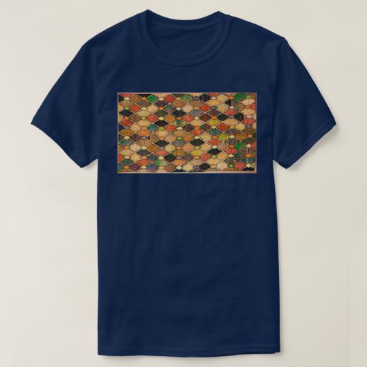 FENSTER AUS GLAS MIT MITTELALTERLICHEM STYL T-Shirt (Design vorne)