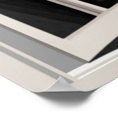 Fenster "Benutzerdefiniertes Fake-Imitat" Poster (Ecke)