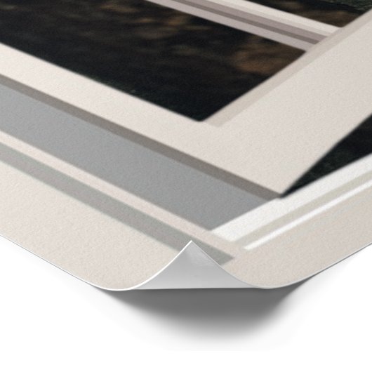 Fenster "Benutzerdefiniertes Fake-Imitat" Poster (Ecke)