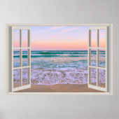 Fenster "Benutzerdefiniertes Fake-Imitat" Poster (Vorne)