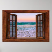 Fenster "Benutzerdefiniertes Fake-Imitat" Poster (Vorne)