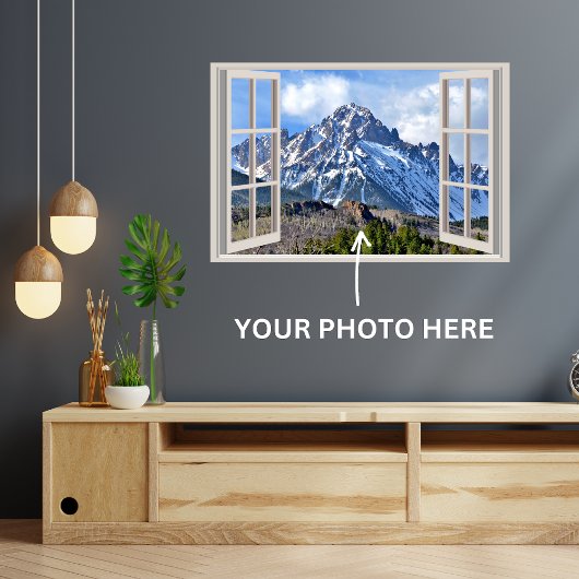 Fenster "Benutzerdefiniertes Fake-Imitat" Poster