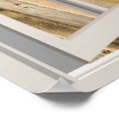 Fenster "Benutzerdefiniertes Fake-Imitat" Poster (Ecke)