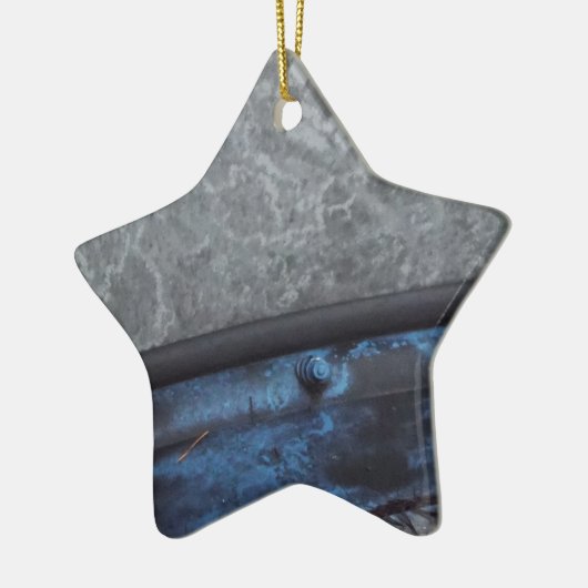 Fenster "Blauer Lkw" Keramik Ornament (Links)