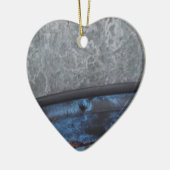 Fenster "Blauer Lkw" Keramik Ornament (Links)