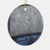 Fenster "Blauer Lkw" Keramikornament (Links)