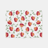 Fenster-Blume Fleecedecke (Vorderseite (Horizontal))